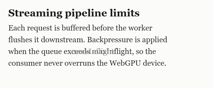 Captured screen region showing a paragraph of prose about a streaming pipeline